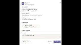 Using Microsoft Teams to approve workflow work items from Dynamics 365 Finance and Operations.