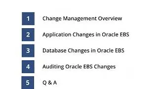Effective Oracle E Business Suite Change Management from DBA to Auditor