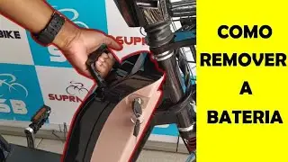 Como remover a bateria da bicicleta Elétrica Sousa | Como tirar a bateria da bike elétrica Sousa
