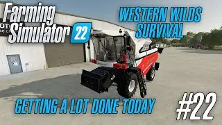 Buying A New Harvester | Western Wilds Survival FS22 Ep22