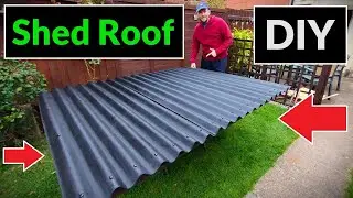 DIY Scrap Wood Shed Build Part 6 - Making the Roof