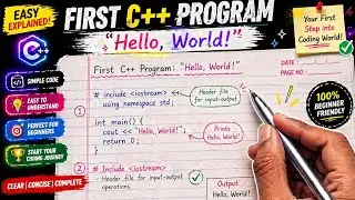 First C++ Program | Print 