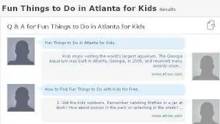 Fun Things To Do In Atlanta For Kids
