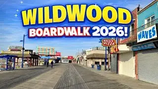 Wildwood NJ Boardwalk 2026 Walking Tour!