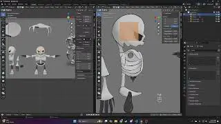 Modeling Skelly in Blender