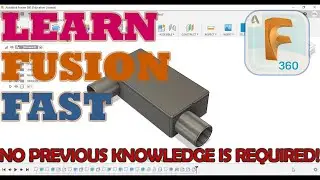 LEARN FUSION 360 : A Beginner Tutorial [STEP BY STEP]