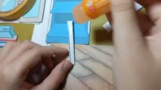 Продуктовый магазин дом в тетради