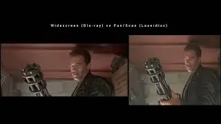 Terminator 2 Underground arsenal (Widescreen Vs Fullscreen Laserdisc)
