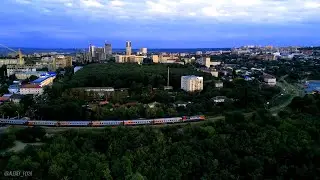 Relax video 4k. Train. Поезд Ставрополь - Адлер
