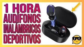 🚀 1 Hora Audífonos Inalámbricos Bluetooth In Ear con Pantalla Digital LED Deportivos