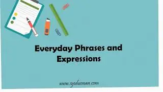 English Phrases Commonly Used - Learn English Speaking