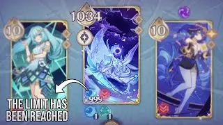 1000 MAX HP ON WHALE IS WILD!!! (Full Run Gameplay) | Genshin TCG Showcase | Genshin Impact TCG