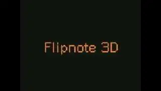 First Flipnote 3D animation