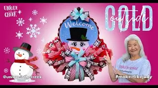 HOW TO MAKE A SNOWMAN WREATH | UITC RAIL BOARD