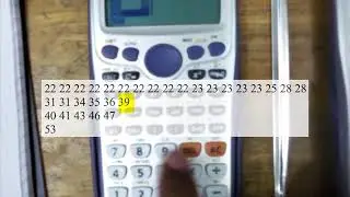 How To Use Calculator to Calculate Mean & Standard Deviation Without Using Frequency Column