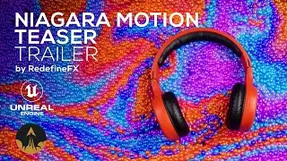Niagara Motion Teaser Trailer: Unreal Engine Real-Time Motion Design Course by RedefineFX