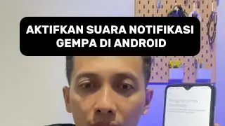 cara mengaktifkan notifikasi gempa di android