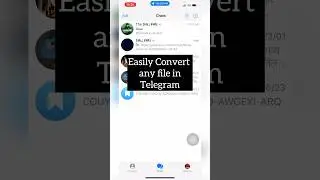 Convert any file in Telegram | Part 2 | File converter bot | SHIKARI | #telegram #bots #tricks