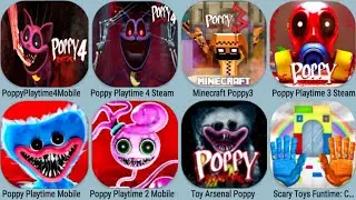 Poppy Playtime Chapter 4 Mobile Update ,Poppy Playtime 3 Mobile Update ,Poppy 3 Minecraft, Poppy 1+2