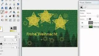 GIMP 28 - Grusskarten erstellen 6/9