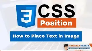 How to Place Text in Image | Image Overly text Position | Place text in image | Css 3 |