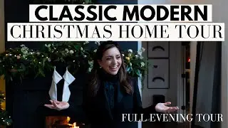 Full Evening Christmas Home Tour! of our Modern LUX Cottage!  House of Valentina