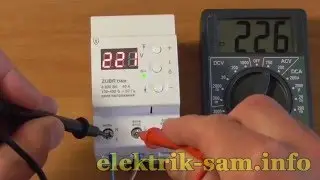 Zubr Voltage Relay - Author's Review. How to Set Up a Voltage Relay