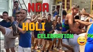Holi Celebration at NDA 😅 | NDA KI HOLI | National Defence Academy | #army #nda #viral