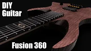 Building a Headless Guitar using Fusion360 and Hobby CNC - Dark Art Guitars "The Watcher"