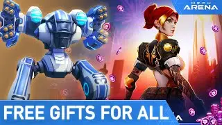 FREE GIFT FOR ALL - Cheetah and Fuse Mortar 12 - Mech Arena