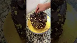 full chocolate 🍫 truffle cake 🎂 amazing and delicious 🤤 cake design #cake #cakedesign #short
