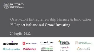 Presentazione 7° Report Italiano sul Crowdinvesting