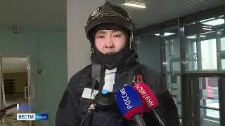 В торговом центре Якутска провели пожарно-тактические учения