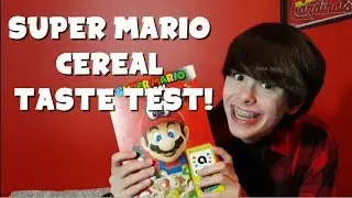 SUPER MARIO CEREAL TASTE TEST!