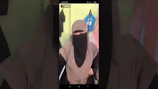 Live hijab cadar itunya gede juga 