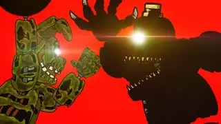 Spring vs nightmare *episode 1* (season 1) puppet vs nightmare