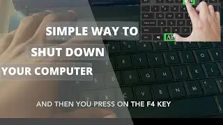 Easy Way to Shut Down Your Computer - The simple way to shut down your computer