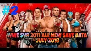 Wwe svr 2011 ppsspp New save data mod 2k19 #2