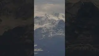 Flying from Geneva to Munich. #alps #mountains