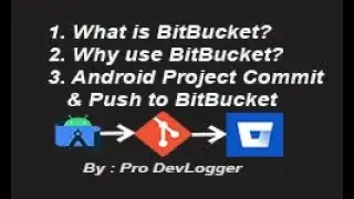 Upload Android studio project to BitBucket in Hindi | BitBucket Tutorial