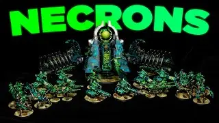 Painting Necron Army | Warhammer 40K | Live 🔴