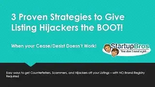 Getting Counterfeiters, Scammers, and Hijackers Off Your Amazon Listings (w/out Brand Registry)