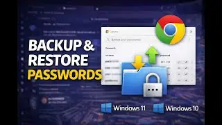 How to Backup and Restore Saved Passwords in Google Chrome on Windows 11 or 10 | GearUpWindows