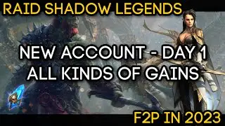 NEW F2P In 2023 - MASSIVE Progress On DAY 1 | RAID: Shadow Legends