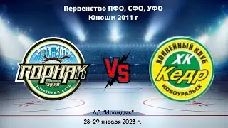Горняк (Сибай) - Кедр (Новоуральск) 28.01.2023 г.