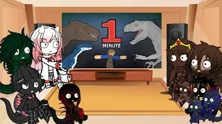 jurassic world 1 minute react to gacha 쥬라기 월드 1분요약 가챠 리액션