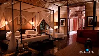 Master Suite by Night | Tropical Luxury Living | Motu Tane, Bora Bora, French Polynesia 🇵🇫 | Part 18