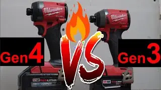 NEW KING! 🤴Milwaukee Gen 4 Impact Driver (2953) 🔥 VS 🔥 Milwaukee Gen 3 Impact Driver (2853)