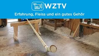 Erfahrung, Fleiss und ein gutes Gehör - WZTV zu Besuch bei Bachmann's Alphornmacherei in Eggiwil