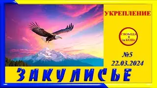 ЗАКУЛИСЬЕ N5. УКРЕПЛЕНИЕ. 22.03.2024